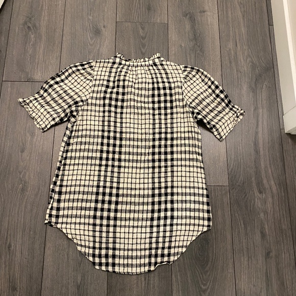 Apiece Apart Los Altos Checked Cotton Top Size XS - Picture 6 of 8